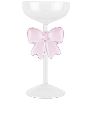 Pink Bow Glass Lepel Club