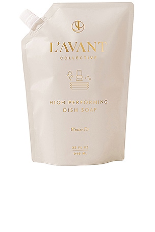 RECARGA DE JABÓN PARA PLATOS HIGH PERFORMING DISH SOAP REFILL IN WINTER FIR L'AVANT Collective