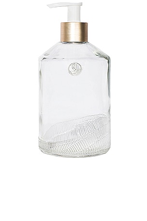 Glass Bottle With White Pump L'AVANT Collective