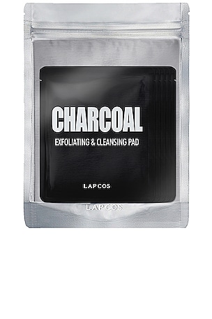 HERRAMIENTA CHARCOAL EXFOLIATING & CLEANSING PAD 5 PACK LAPCOS