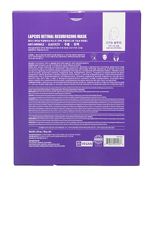 LAPCOS Retinal Sheet Mask 5 Pack.