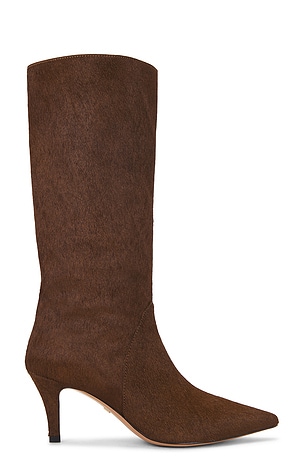 Pony Hair Mid Calf Boot Lola Cruz