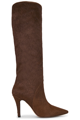 Pony Hair Knee High Boot Lola Cruz