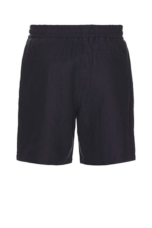Les Deux Otto Linen Shorts in Navy