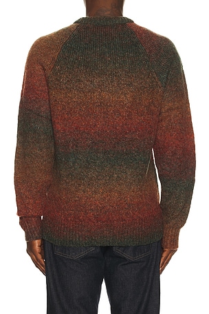Les Deux Brad Gradient Knit Jumper in Orange