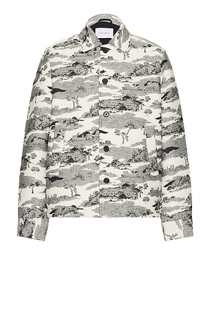 Jaiden Ruins Jacquard Overshirt Les Deux
