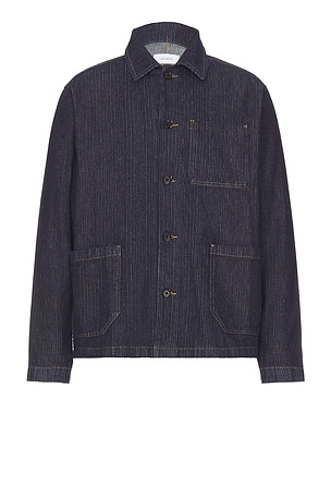 Hugh Denim Stripe Overshirt 2.0 Les Deux