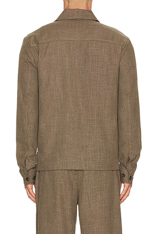 Les Deux Marseille Melange Jacket in Taupe