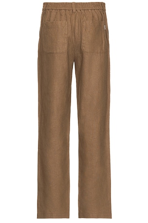Les Deux Pino Linen Pants in Brown
