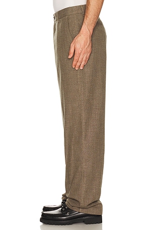 Les Deux Randall Melange Suit Pants in Taupe