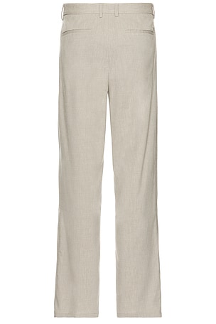 Les Deux Reece Pleated Slub Suit Pants in Cream