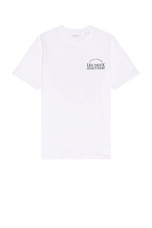 Les Deux Legacy Court Tee in White