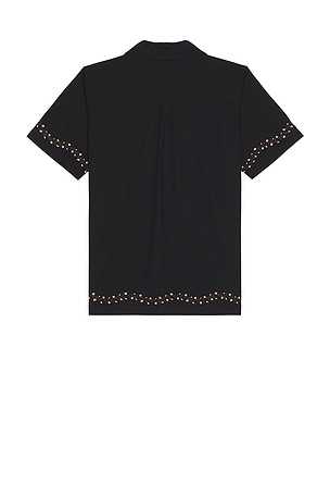 Les Deux Lesley Embroidery Shirt in Black