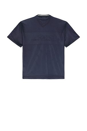 Les Deux Bronson Mesh Tee in Blue