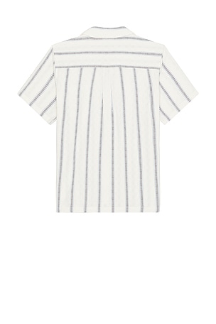 Les Deux Lukas Check Dobby Shirt in White
