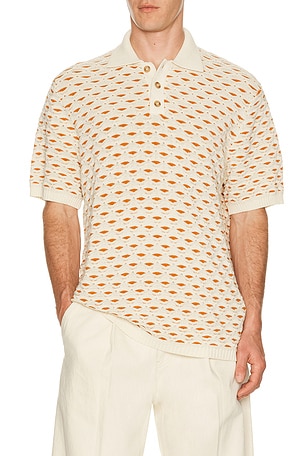 Esmay Shell Knitted Polo Les Deux