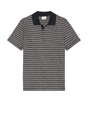 Knitted Stripe Polo Les Deux