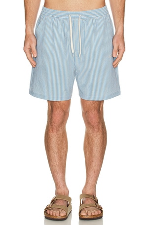 Stan Stripe Seersucker Swim Shorts Les Deux