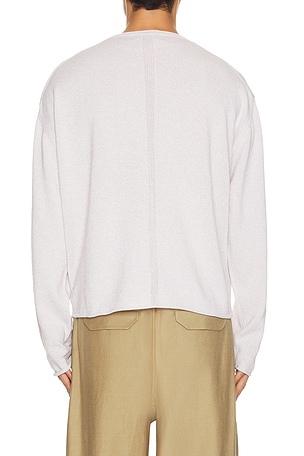 Le17Septembre Melange Pullover in Ivory