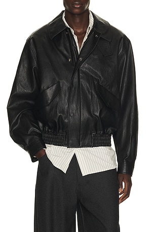 Faux Leather Zip Blouson Le17Septembre