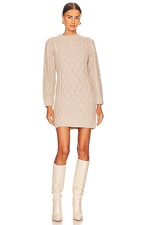 Jackson Sweater Dress Line & Dot