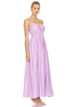 Line & Dot Lylac Maxi Dress in Purple