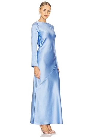 Line & Dot Gramercy Maxi Dress in Baby Blue