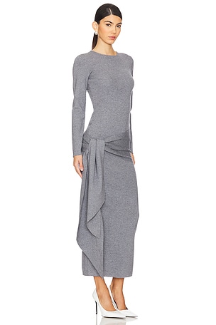 Line & Dot Alira Dress in Grey