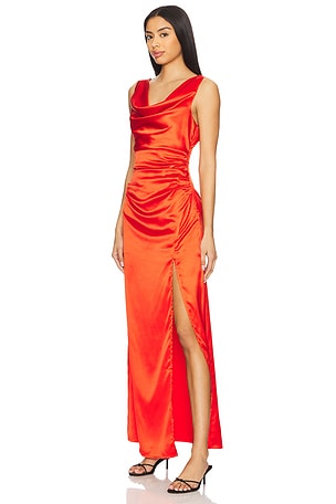 Line & Dot Melissa Dress in Red