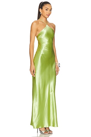 Line & Dot Lima Maxi Dress in Green