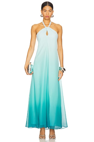 Aden Ombre Maxi Dress Line & Dot