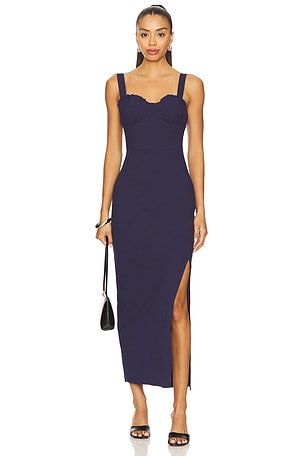 Perla Maxi Dress Line & Dot