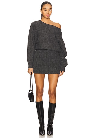 Shore Sweater Mini Dress Line & Dot