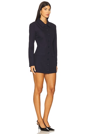 Line & Dot Derrick Mini Dress in Navy