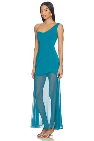 Line & Dot Nikoleta Dress in Teal. Size XS. Also