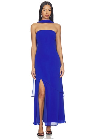 Azure Coast Scarf Dress Line & Dot