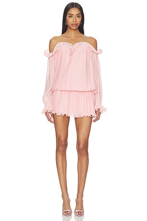 x REVOLVE Potpourri Mini Dress Line & Dot
