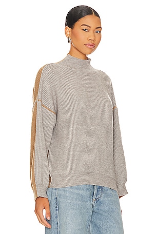 Line & Dot Katy Sweater in Grey