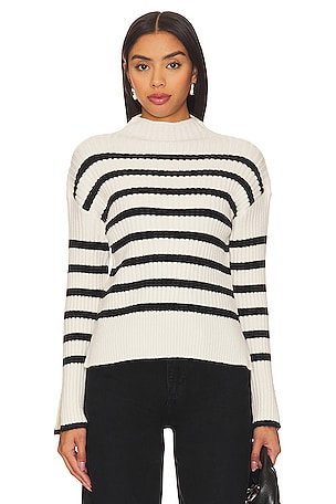 Sunday Stripe Sweater Line & Dot