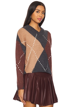 Line & Dot Cole Sweater in Brown