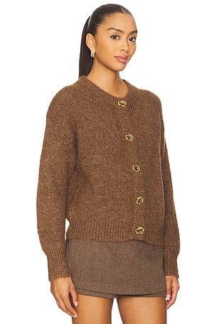 Lene & Dot GILET MORGAN en Marron