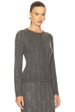 Line & Dot Alena Cardigan in Grey