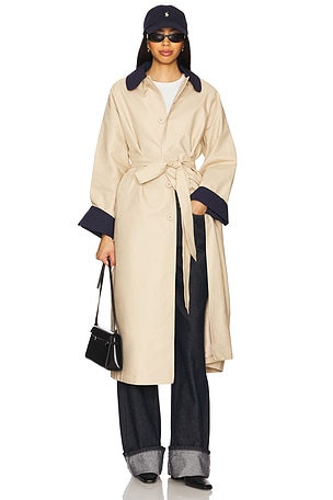 Shiloh Trench Coat Line & Dot