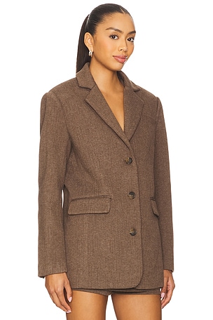 Line & Dot Belmont Blazer in Brown