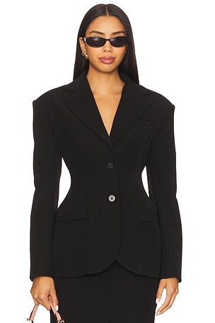 Ida Hourglass Blazer Line & Dot