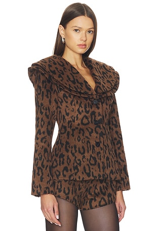 Line & Dot Zahara Jacket in Brown