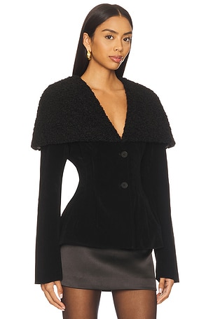 Line & Dot Geneva Jacket in Black. Size XS. Also