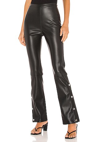 Kourtney Vegan Leather Pant Line & Dot