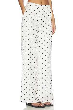 Line & Dot Ravyn Pants in Black,Ivory