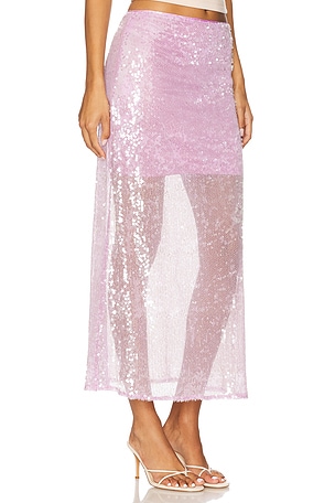 Line & Dot Odessa Skirt in Pink